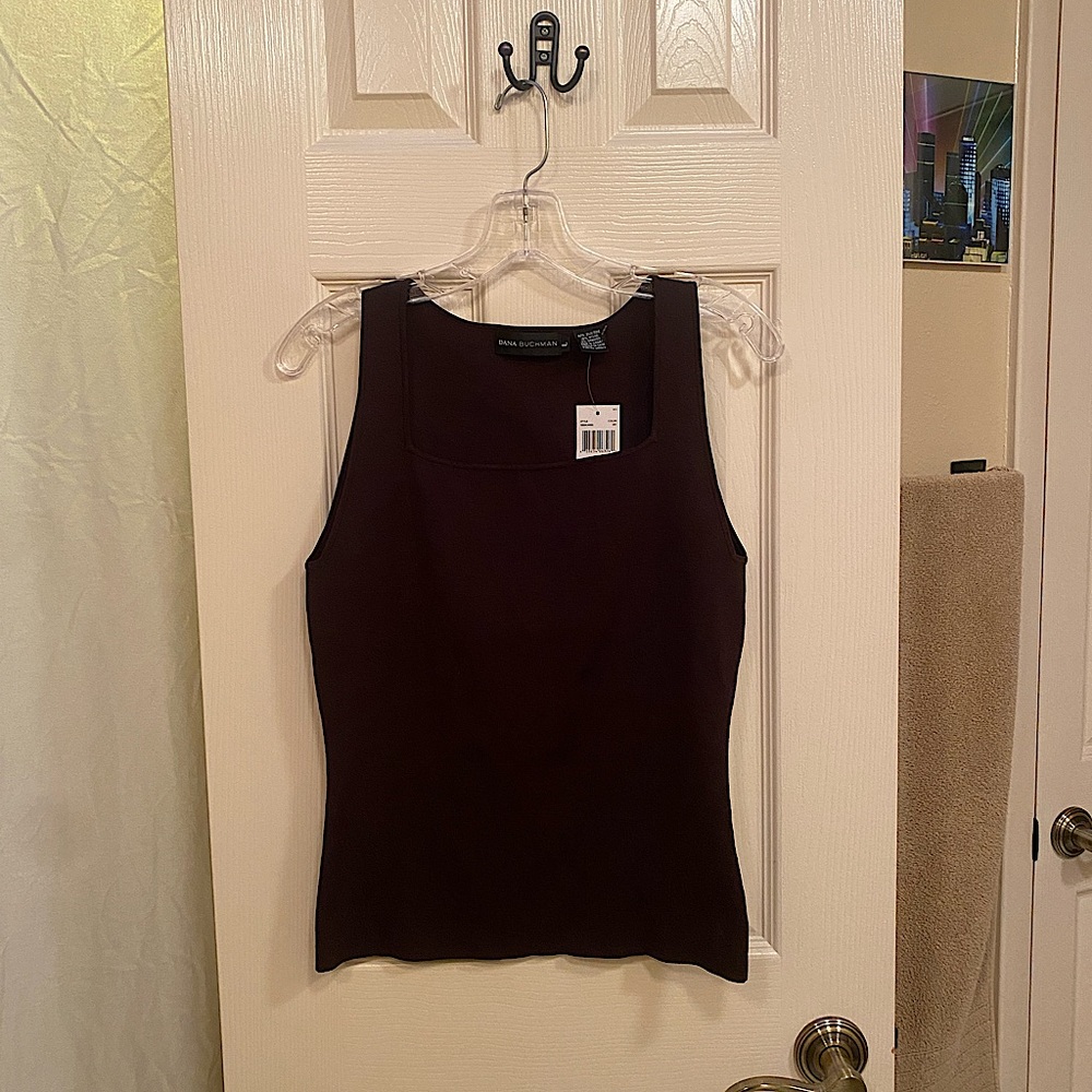 Dana Buchman Brown Tank Top Camisole - L